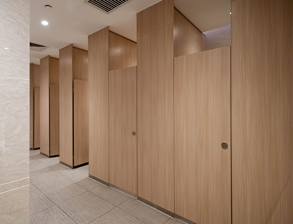 Compact Laminate Restroom Partition